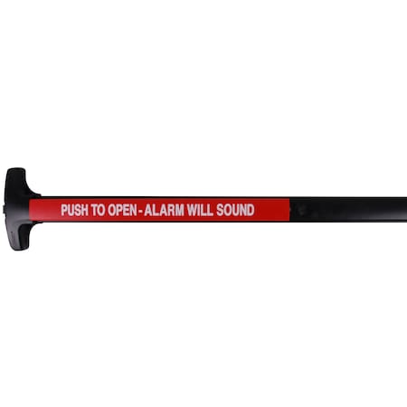 Detex Alarmed Panic Device, Cylinder Dogging (LC), 36", US19 V40 EBxW CD 711 99 36